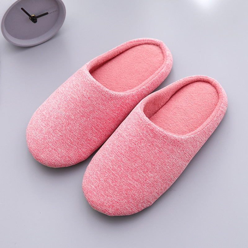 Women Slippers House Soft Home Cotton Slipper