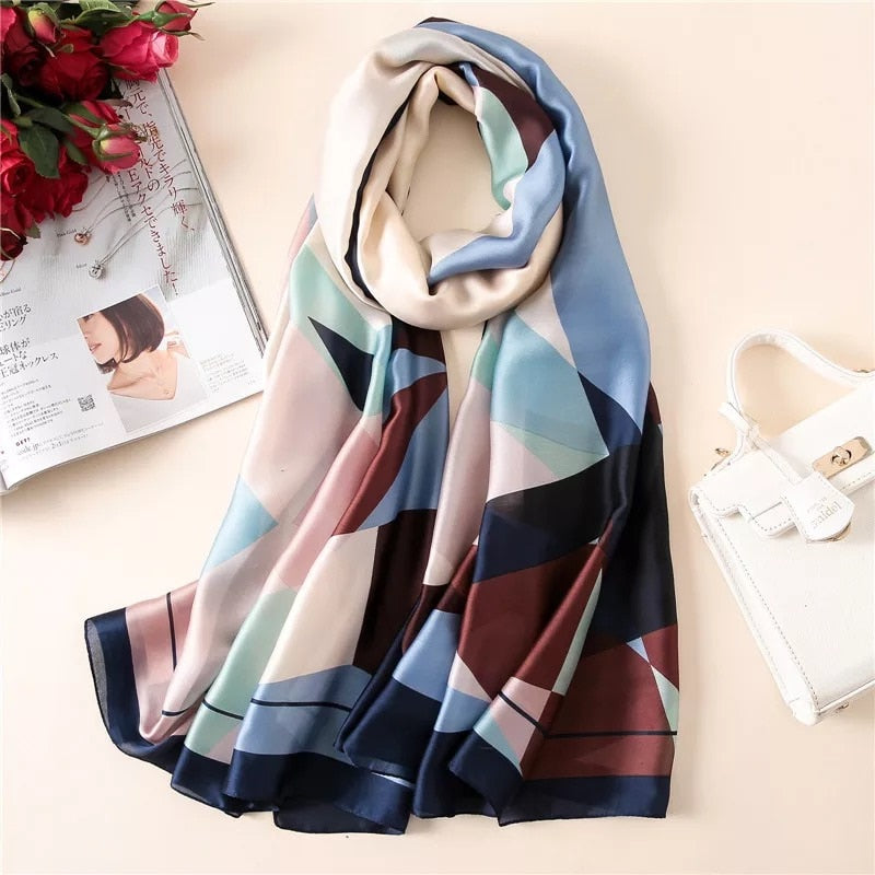180*90cm Luxury Brand Women Scarf Summer