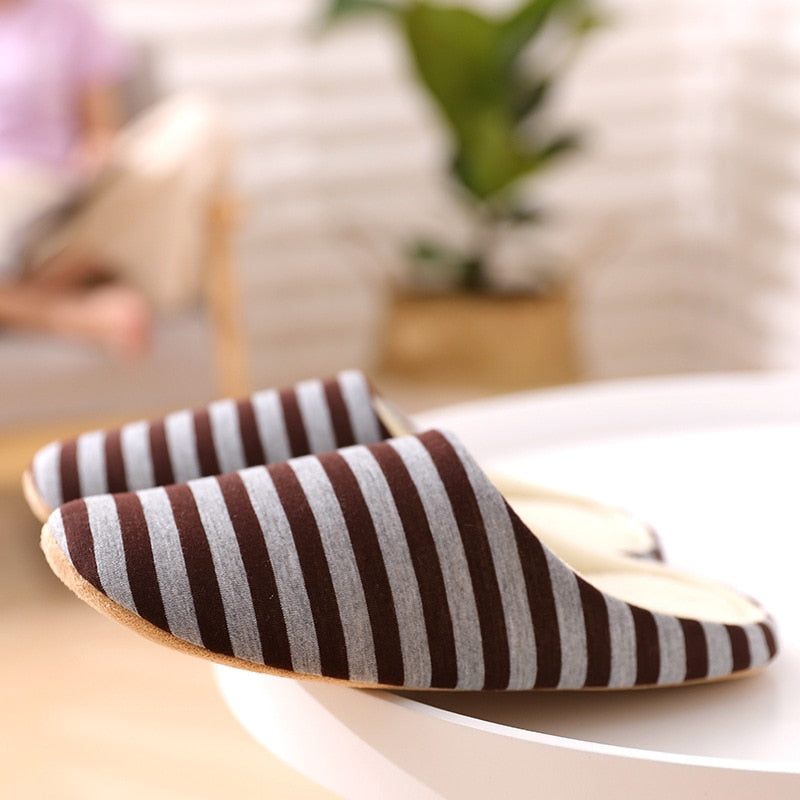 Women Slippers House Soft Home Cotton Slipper