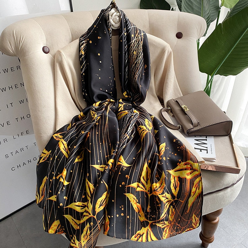 180*90cm Luxury Brand Women Scarf Summer