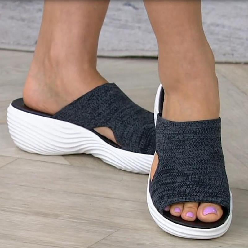Women Casual Beach Slippers Orthopedic Stretch