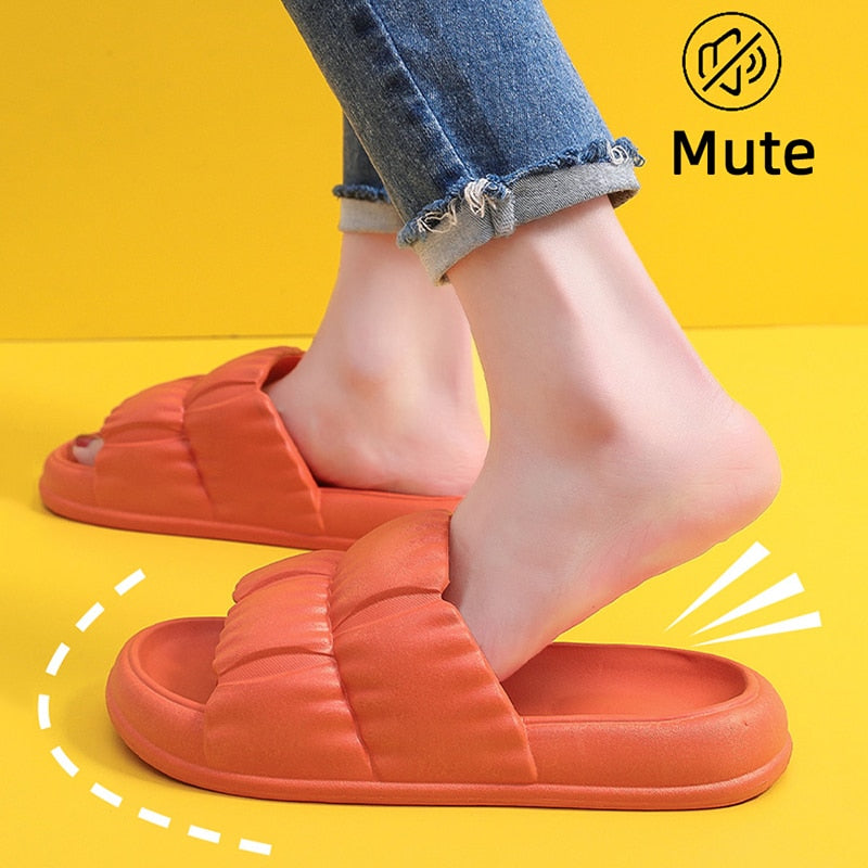 Soft Sole Cloud Slippers Summer Beach Thick