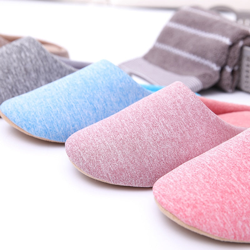 Women Slippers House Soft Home Cotton Slipper