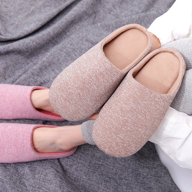 Women Slippers House Soft Home Cotton Slipper