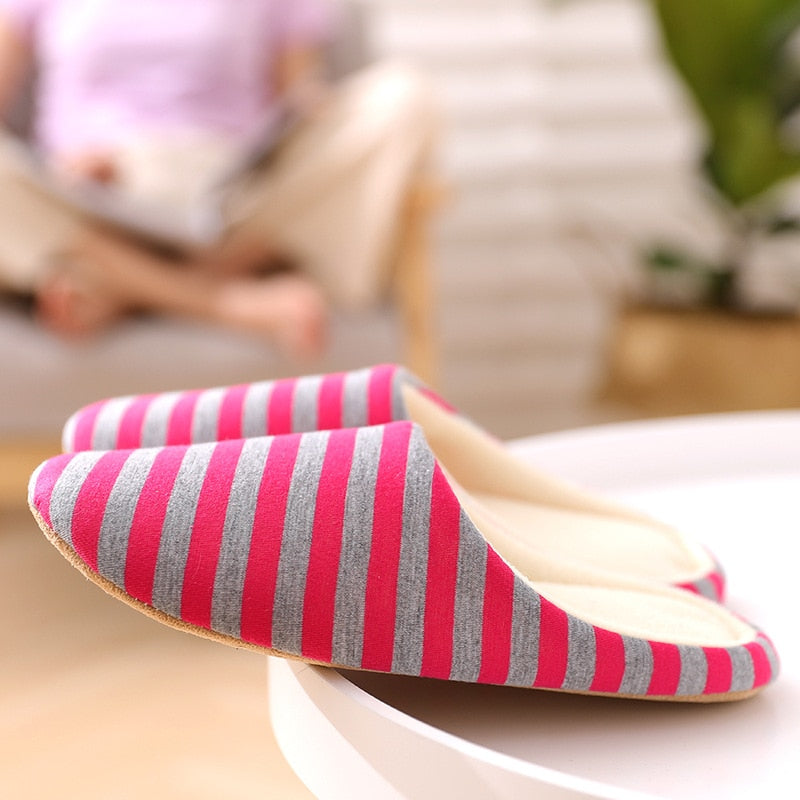 Women Slippers House Soft Home Cotton Slipper