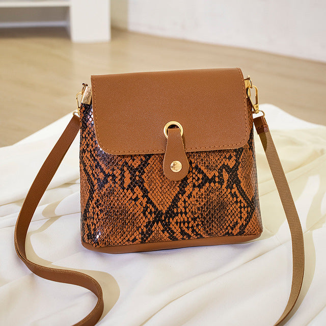 Women's Bag Snake Pattern Bag