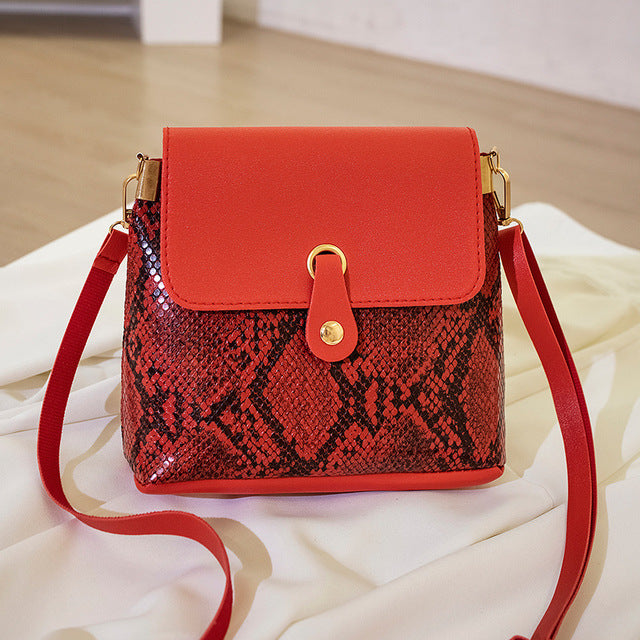 Women's Bag Snake Pattern Bag