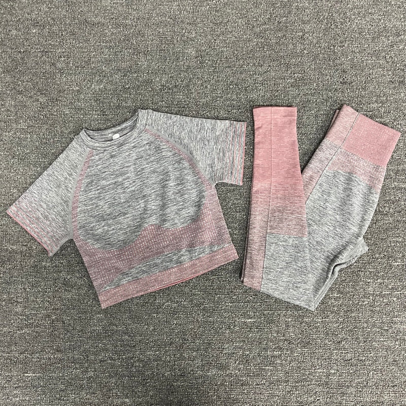 women yoga set gym clothing Female Sport fitness suit Running Clothes yoga top+   Leggings women Seamless gym yoga bra suits