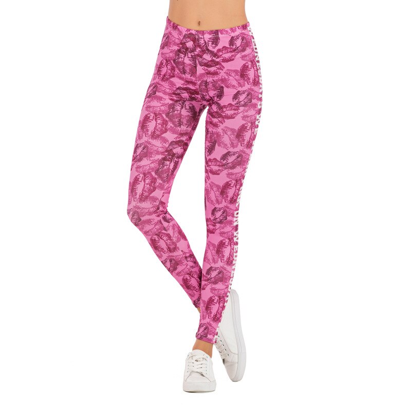 Brand Sexy Women Legging Printing Fitness Leggins Fashion Slim Leggings High Waist Leggings Woman Pants /50