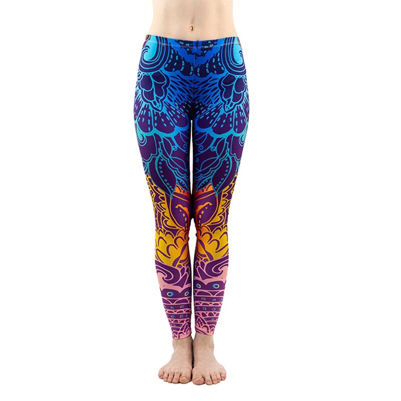Brand Sexy Women Legging Printing Fitness Leggins Fashion Slim Leggings High Waist Leggings Woman Pants /50