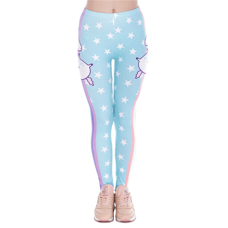 Brand Sexy Women Legging Printing Fitness Leggins Fashion Slim Leggings High Waist Leggings Woman Pants /50