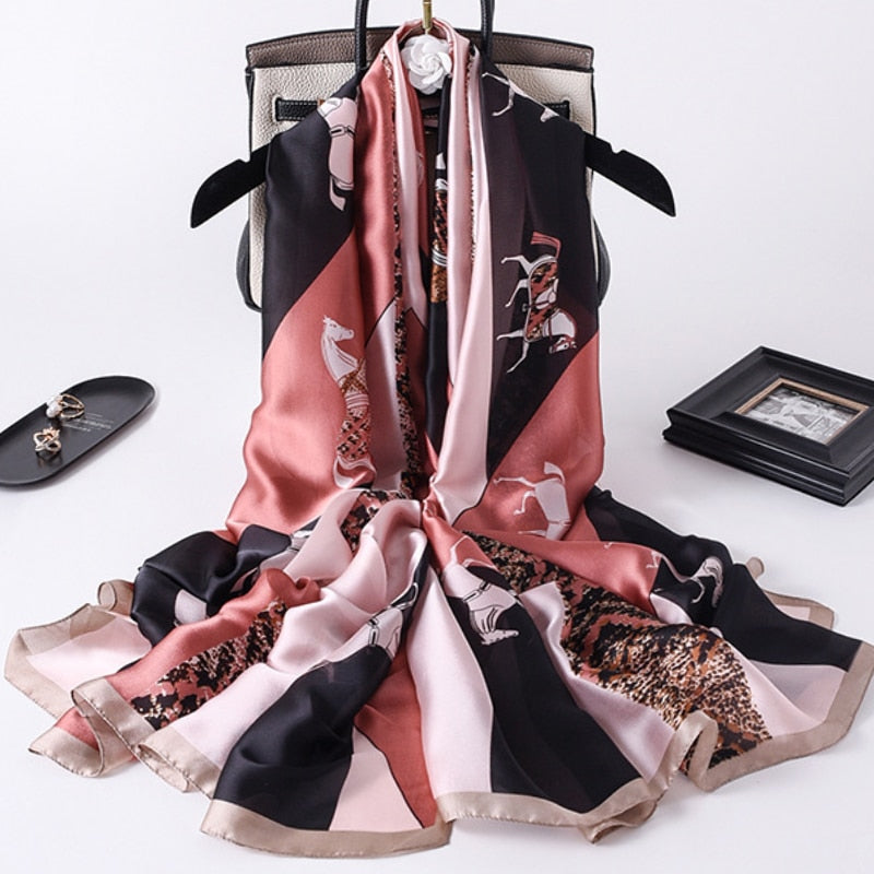 180*90cm Luxury Brand Women Scarf Summer