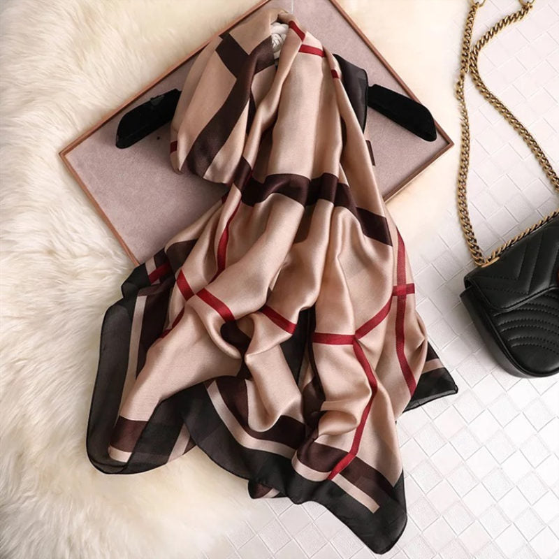 180*90cm Luxury Brand Women Scarf Summer