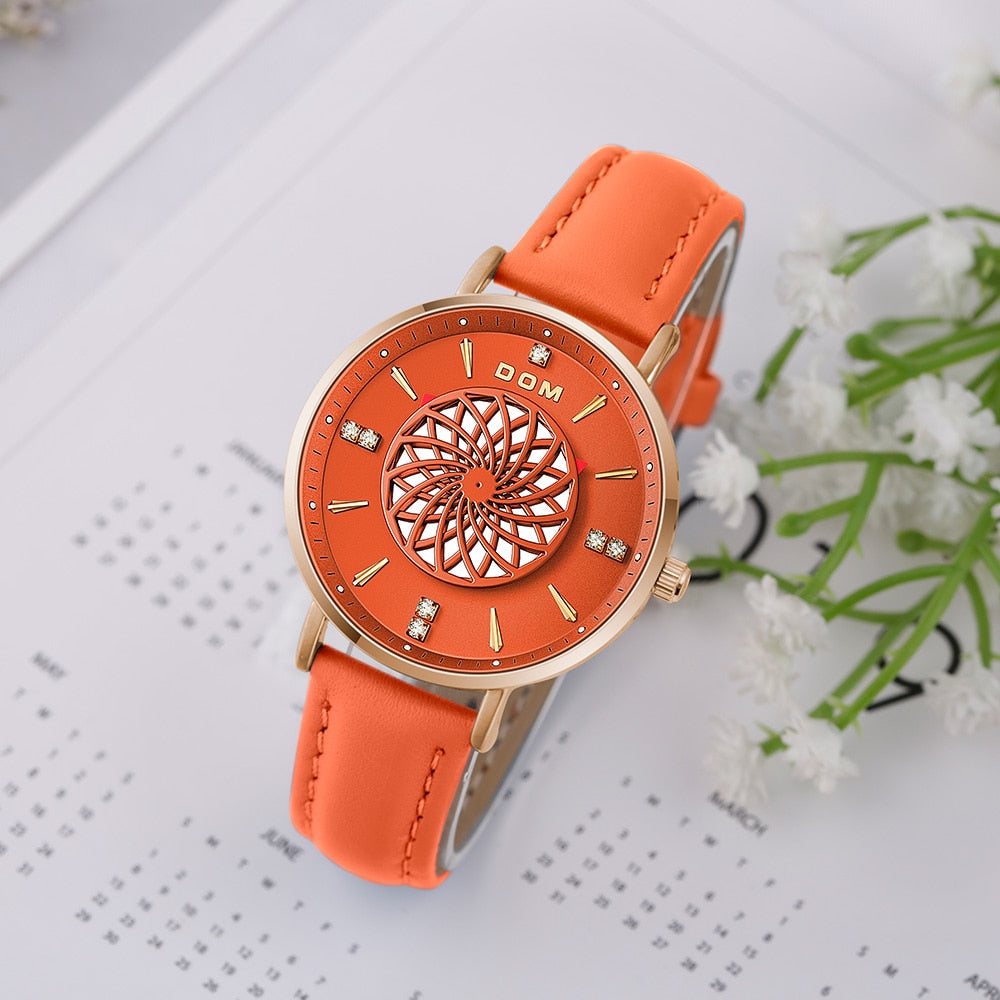 New Women Watches DOM Luxury Brand Ladies