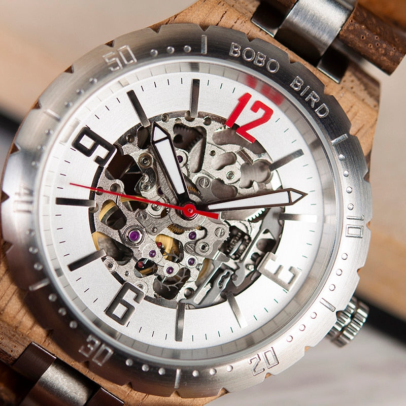 BOBO BIRD Mechanical Watches Men Waterproof