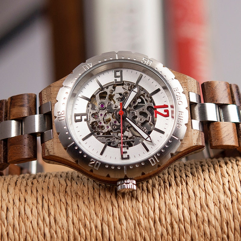 BOBO BIRD Mechanical Watches Men Waterproof
