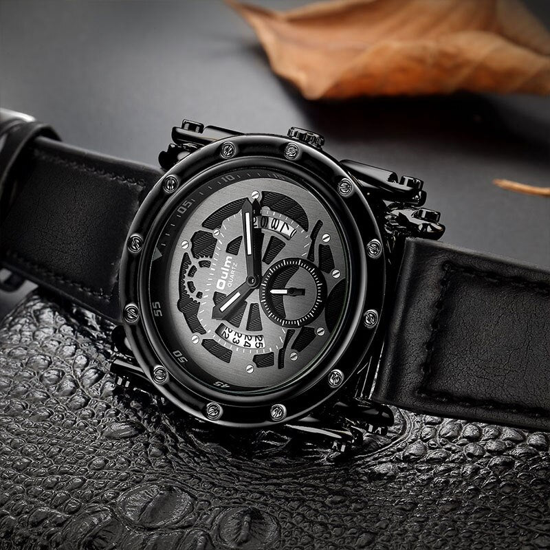 Oulm New Style Watches Men Casual Calendar
