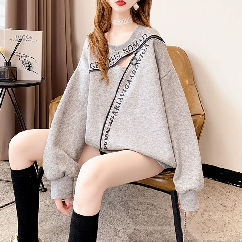 Autumn Women Pulovers Korean Fashion Designer Aesthetic Vintage Women's Sweatshirt Streetwear Coquette Star Clothes Full Zip Up