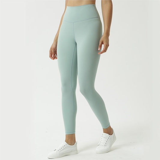 Fitness Women Yoga Pants Leggings High Waist Push Up Peach Buttocks Breathable Nude Feeling Buttock Yoga Ladies Pants