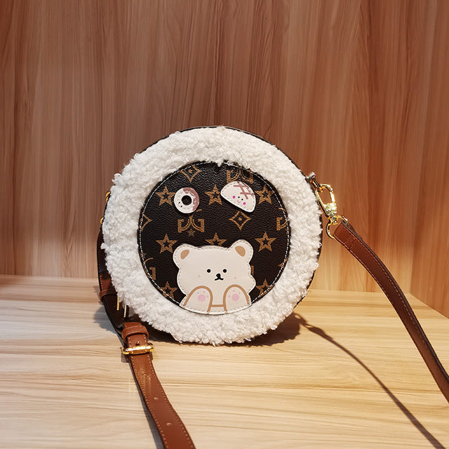 Women Brand Small Round Cross Body