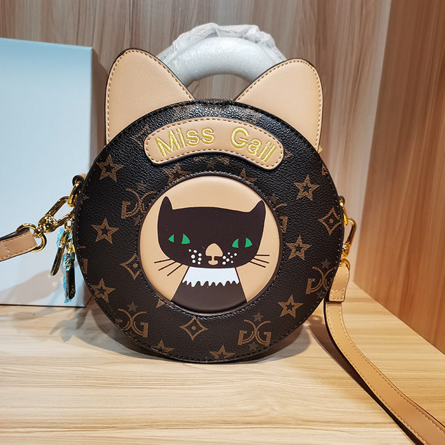 Women Brand Small Round Cross Body