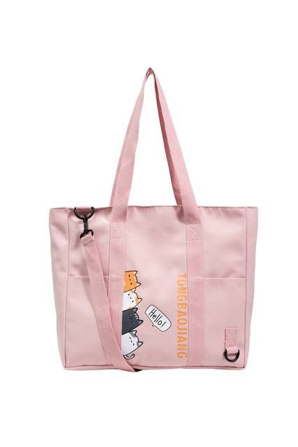 Women Canvas Messenger Bag Cartoon