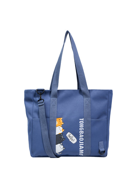 Women Canvas Messenger Bag Cartoon